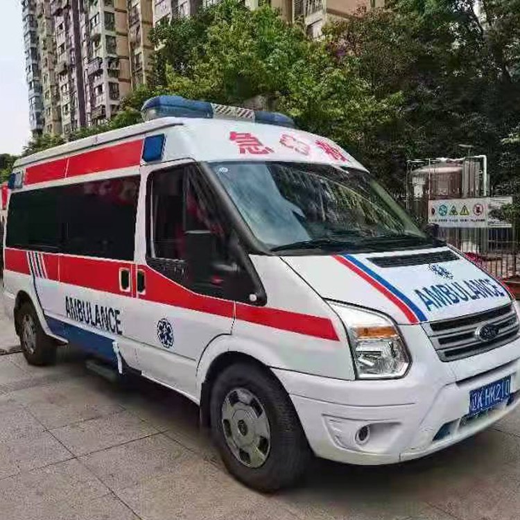 阳明长途救护车护送病人返乡